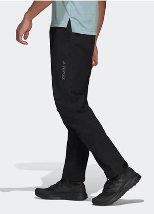 Штани adidas terrex made to be remade hiking pants black h559182 фото
