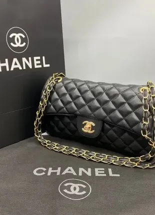 Женская сумка через плечо chanel1 фото