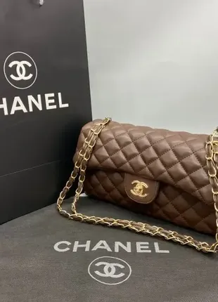 Женская сумка через плечо chanel2 фото