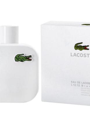 Мужская туалетная вода eau de lacoste l. 12.12 blanc 100 мл