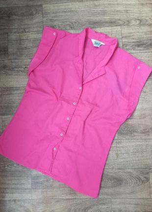 Блузка- сорочка жіноча рожева