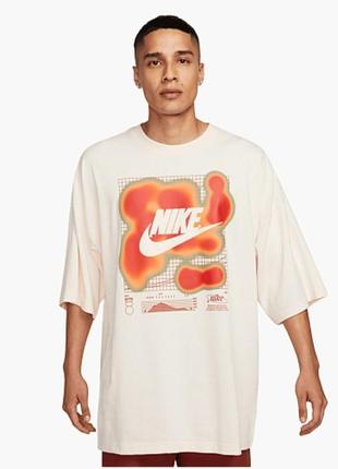 Футболка nike nsw os oc beige1 фото