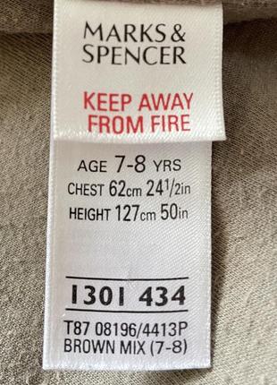 Детская кофта теди marks &amp; spencer 127 cm. (7-8y.)4 фото