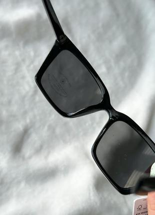 Солнцезащитные очки в пластиковой оправе mango фирменные трендовые женские очки4 фото