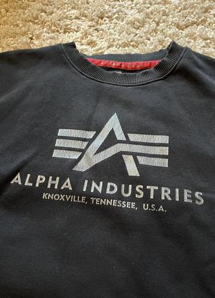 Свитшот alpha industries