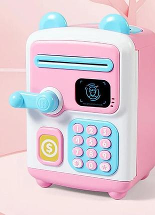 Электронная копилка-сейф с кодовым замком face recognition money box