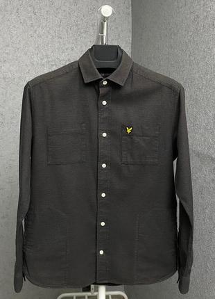 Клетчатая рубашка от бренда lyle scott1 фото