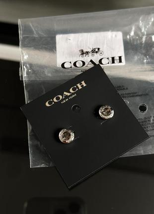 Сережки coach 2