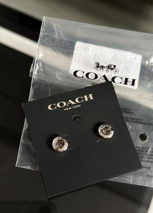 Сережки coach 3