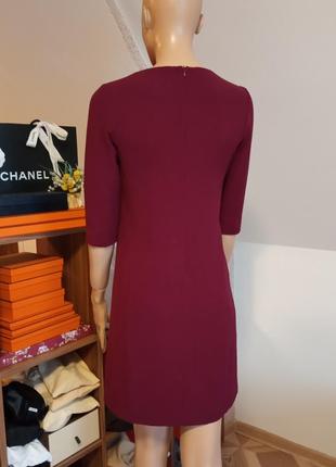 Massimo dutti! оригинал! марсаловое платье. 7