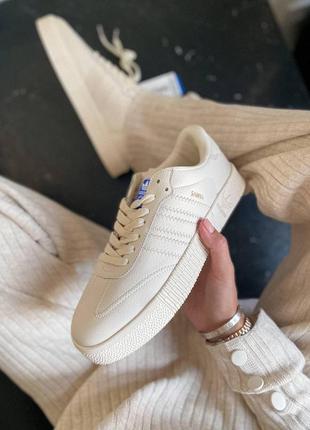 Adidas samba beige10 фото