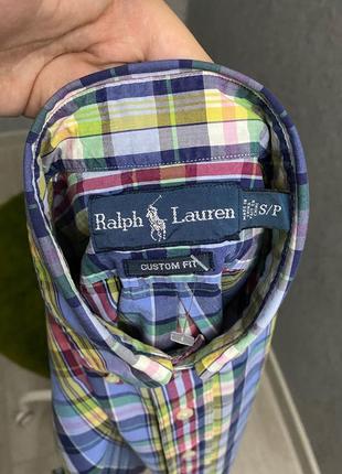 Клетчатая рубашка от бренда polo ralph lauren5 фото