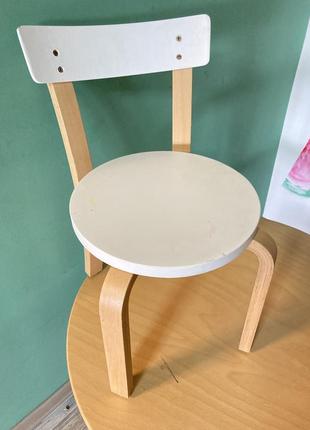 Столик дитячий з стільцями з фанери4 фото