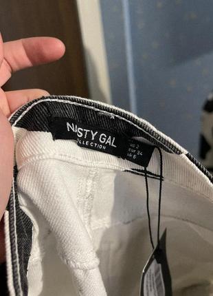 Новые джинсы коровка nasty gal🤍7 фото