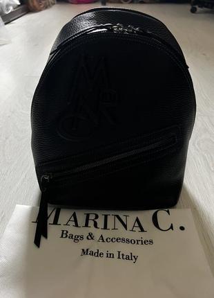 Marina creazioni итальянские дизайнерские рюкзаки натур кожа3 фото