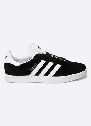 Adidas gazelle black white 37