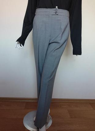 Шерстяные классические брюки alberto fabiani eur 38р высокая посадка1 фото