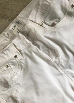 Белые джинсы mango / білі джинси3 фото
