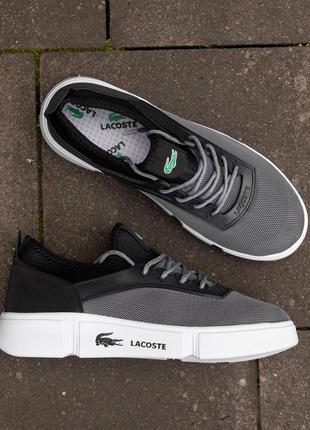 Lacoste black silver6 фото