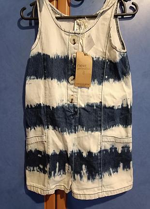 Next,джинсовый комбинезон на 5 лет