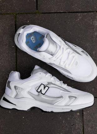 New balance 725 white silver8 фото