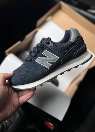 Кроссовки женские new balance 574 blue6 фото