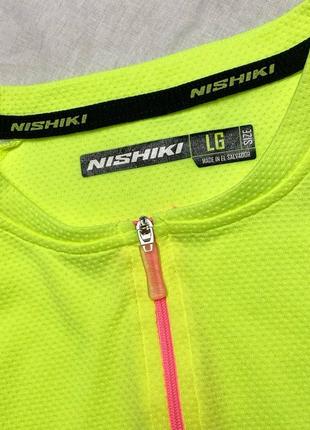 Nishiki womens specific 1/2 zip велотджерси мт бег mtb веломайка3 фото