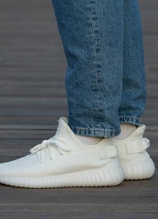 Кросівки adidas yeezy boost 350 v2 all white1 фото