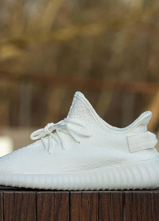 Кросівки adidas yeezy boost 350 v2 all white4 фото