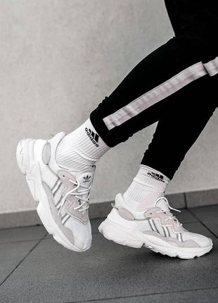 Мужские кроссовки adidas ozweego white2 фото