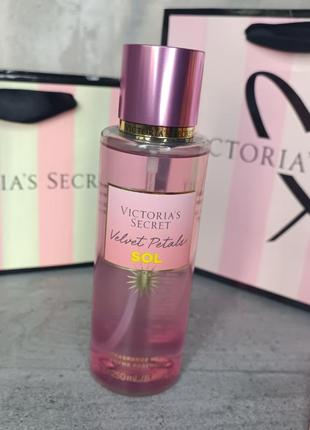 Ароматный мист для тела «velvet petals sol». victoria’s secret. оригинал 🇺🇸