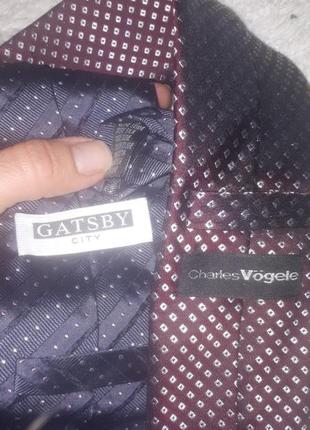 Галстуг gatsby шёлк шелк шелковый шовк шовковый брендовый оригинал2 фото