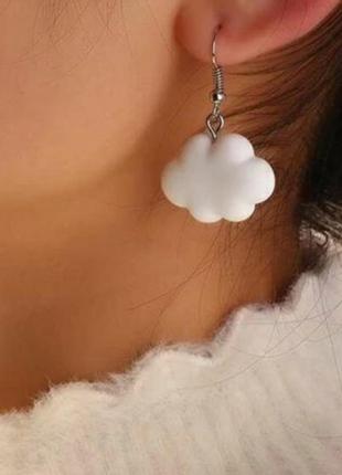 Серьги тучки