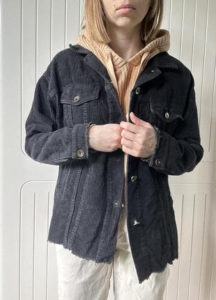 Вельветова сорочка куртка