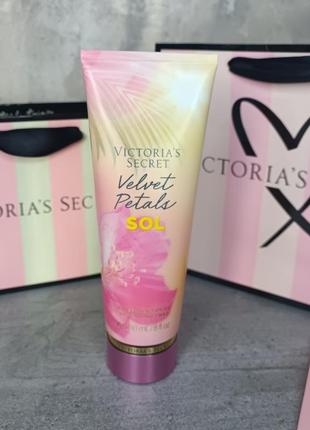 Ароматный лосьон для тела «velvet petals sol». victoria’s secret. оригинал 🇺🇸