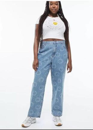 Стильні якісні джинси smile від бренду h&m