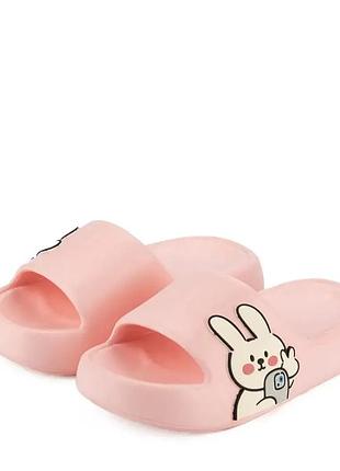 Шлепанцы женские розовые и черные пена лето2 фото