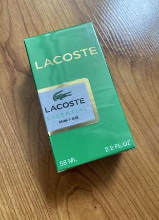 Мужские духи lacoste essential 58 ml.