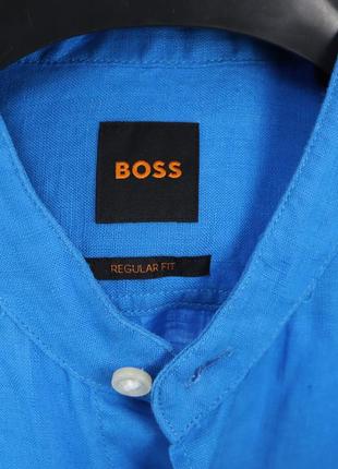Чоловіча лляна сорочка hugo boss3 фото