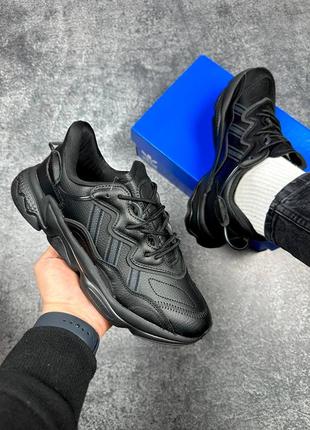 Чоловічі кросівки adidas ozweego black1 фото