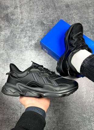 Чоловічі кросівки adidas ozweego black2 фото
