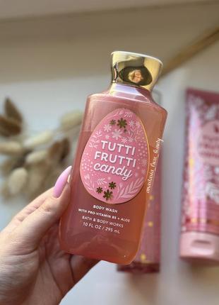 Гель для душу bath and body works tutti frutti candy