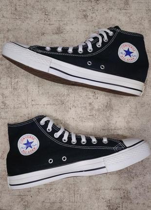 Кеды converse all star оригинал конверсы черные высокие