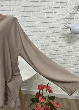 Натуральная блузка блуза  из вискозы р 48-5010 фото