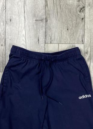 Adidas штаны m размер спортивные на манжете синие оригинал3 фото