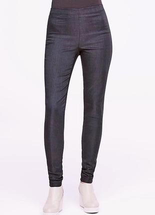 Sarah pacini лляні штани легінси колір мокрий асфальт