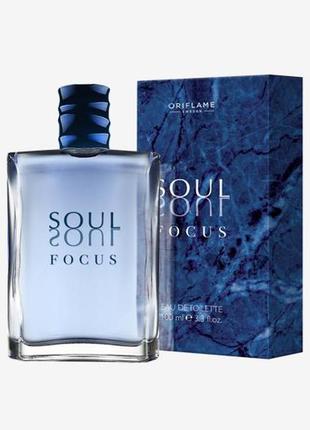 Туалетна вода для чоловіків soul focus oriflame, 100 мл / оріфлейм [соул фокус]2 фото