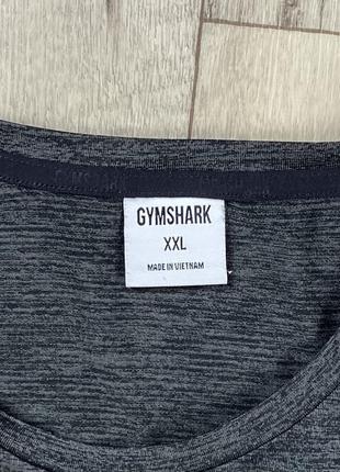 Gymshark футболка 2xl размер спортивная черная оригинал4 фото