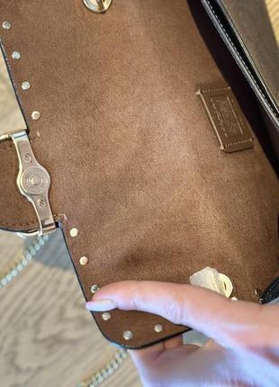 Практично нова сумка клатч coach оригінал coach signature colorblock with rivets morgan crossbody across-body bags7 фото