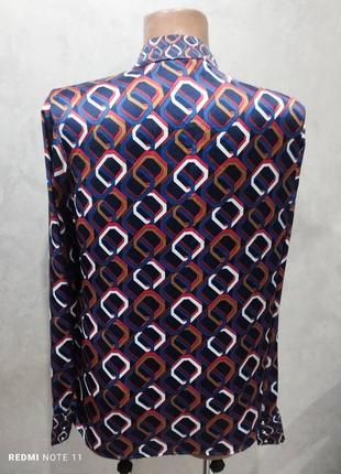 461.исканная блузка в оригинальный принт успешного американского бренда esprit5 фото